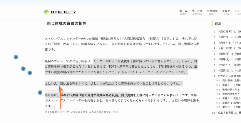 Microsoft Clarity：レコーディング画面の例